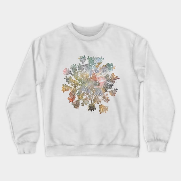 Queen Annes Lace Crewneck Sweatshirt by katgaddis